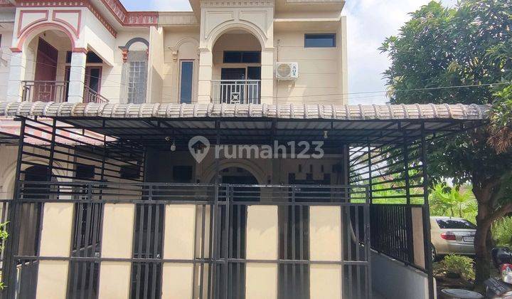 Dijual Rumah Permanen 2 Lantai Siap Huni Lokasi Strategis Bebas Banjir. Nego Tanpa Perantara. Rumah 1