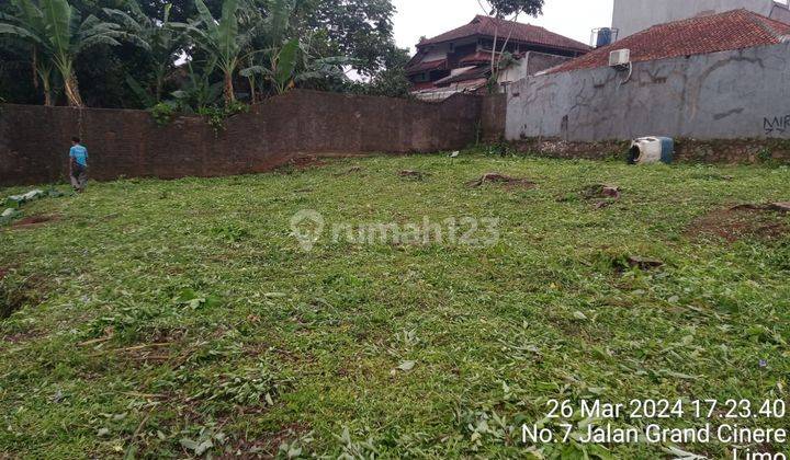 Kav Tanah JL.Pinang 2 Limo Depok , Lt, 865 m2 @ 4 jt/m2 , Akss jalan sendiri ke lokasi 1