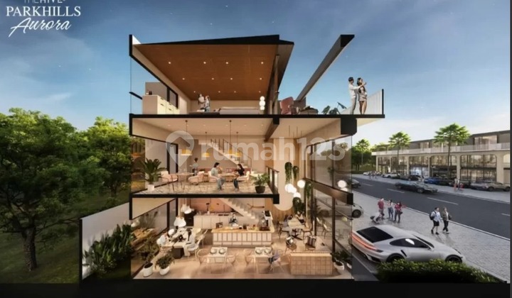 Dijual Cepat Bu Ruko 3 Lantai Nomer Hoki di Parkhills ,Type Alfresco, Park Serpong