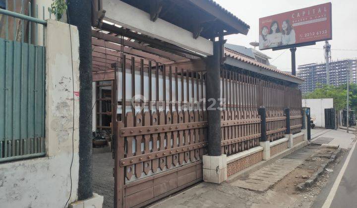 Rumah untuk Tempat Usaha Pinggir Jalan Raya Kemanggisan Utama 1