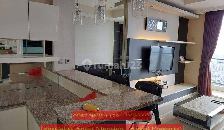 DIJUAL apartemen ancol mansion 66m2 (Lantai Tinggi – City View-Furnish Bagus) 1