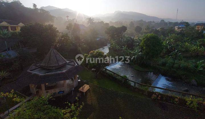 Villa Puncak View Gunung Dan Pinggir Sungai Jual Cepat Hitung Tanah Aja  2