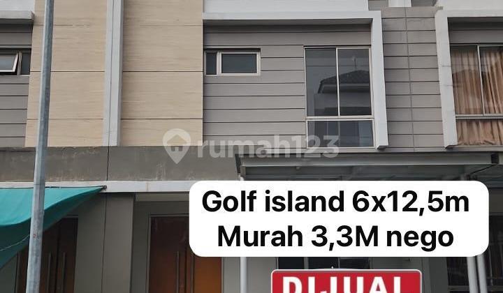 Dijual rumah golf island cluster harmoni uk 6x12,5 