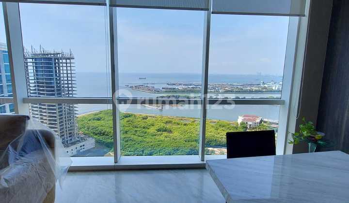 Apartment Regatta View Laut dan city Private lift , Tahap 1 lbh exclusive Furnished