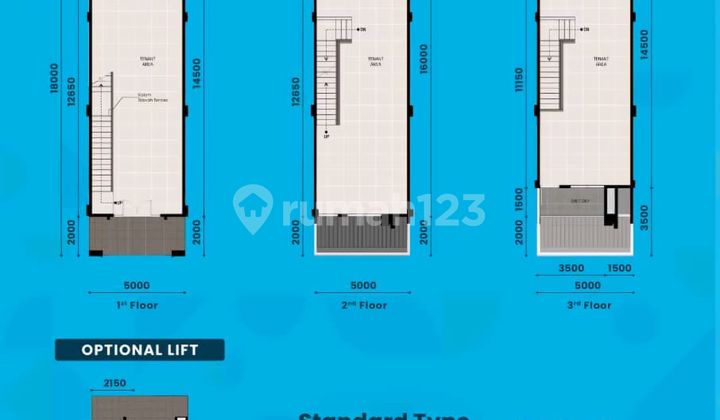 For Rent 5 Adjoined Shophouses Hudson Studio Loft Ready to Use