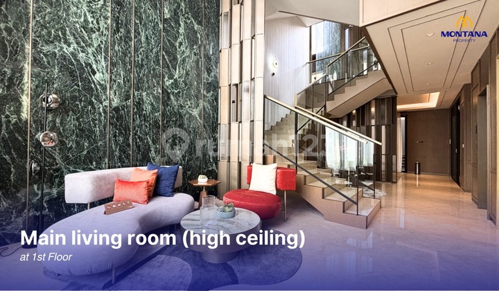 Jual Rumah Mewah 3Lt Full Furnish Ada Kolam Renang Navapark 2