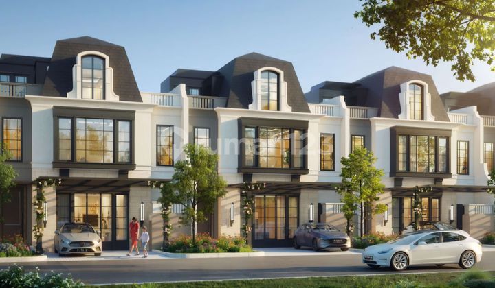 New Bellefont 3-Storey House, Installment DP 10X with KPR in Gading Serpong.