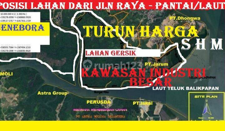 TURUN HARGA TANAH KAWASAN INDUSTRI.  IKN 1