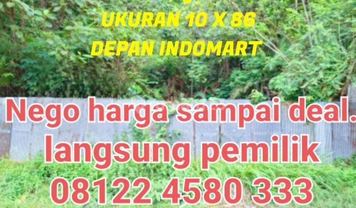 Tanah Strategis Depan Indomart Jual Muraaah 1