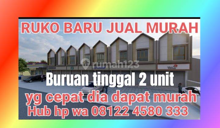 Ruko Baru Siap Huni Harga Murah Deket Mall 1