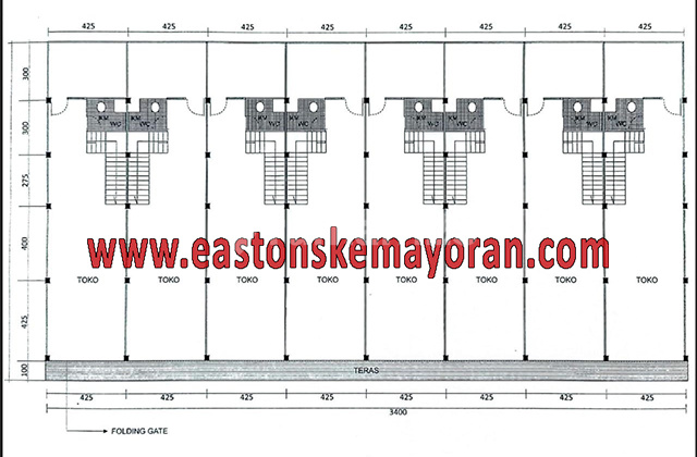 Disewakan Ruko Sunter