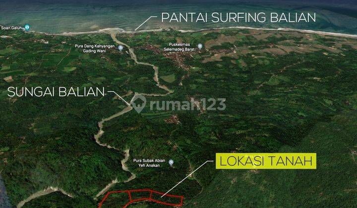 Dijual Cepat Tanah Unblock View Laut di Selemadeg Tabanan 1