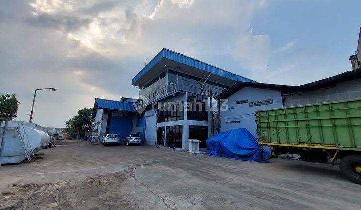 Gudang + Kantor Lt 5000 Lb 3500 Ada Crane Dekat Tol Cikarang Bekasi  1