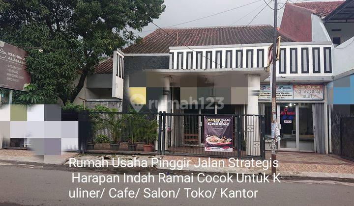 Turun Harga BU Rumah Usaha 2 Kt SHM Pinggir Jalan Luas Ex Salon cafe Bagus Murah Harapan Indah Bekasi  1