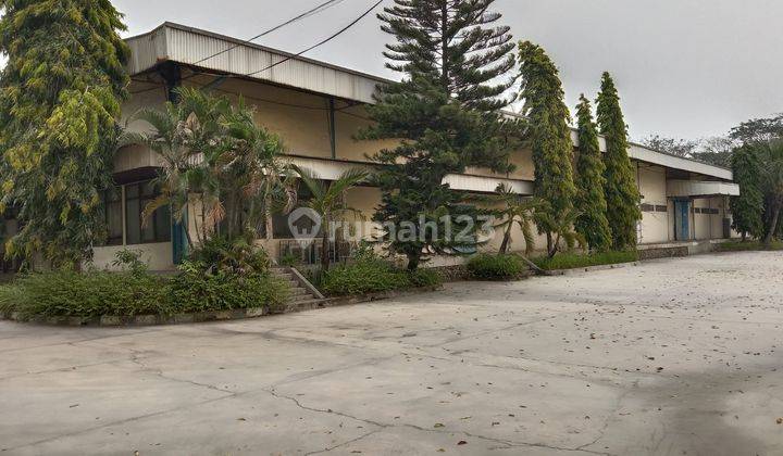 Pabrik murah Strategis bangunan 9000m2 ex pabrik Benang Klapanunggal Bogor 1