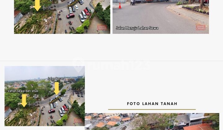 Affordable Rent for Strategic Land 1596 m² by the Roadside, Ujung Menteng, East Jakarta