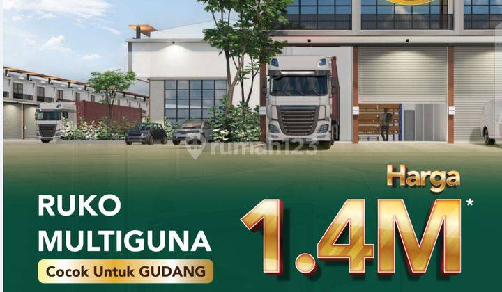 Ruko /gudang Baru Multiguna Cocok Investasi Usaha Di Jababeka Bispark , Jababeka Bekasi 1