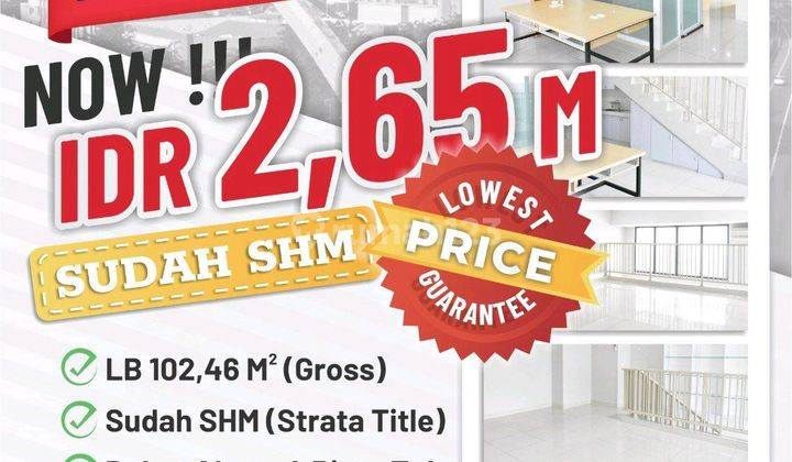 Jual Bu Murah Sekali Dibawah Njop Shm Office Soho Plus Tinggal Bagus Siap Huni Di Soho Office Pancoran Jaksel  2