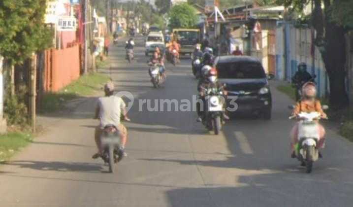 Kavling Strategis LT 900M2 Jalan Raya Row 3 Mobil Cocok Gudang Showroom Neglasari Tangerang