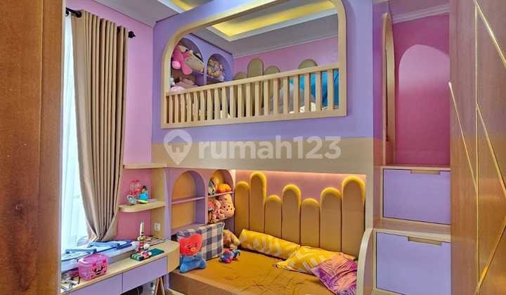 Rumah Murah Lux Cozy Modern 3 LT Full Furnish Plus Kolam Renang Design Mewah Cluster Lavesh Harapan Indah Bekasi 2