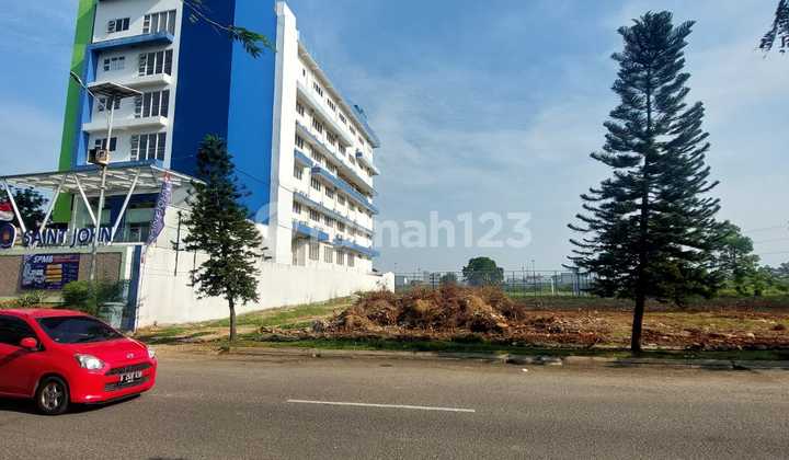 For Lease Cheap: 2000m2 Commercial Plot by Main Road, Harapan Indah Business Center, Bekasi.