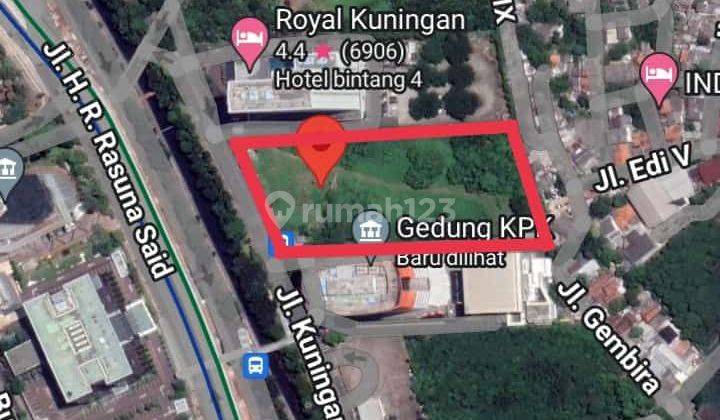 Tanah Premium Segitiga Emas 9000m2 Pinggir Jalan Royal Kuningan Jakarta Selatan  2