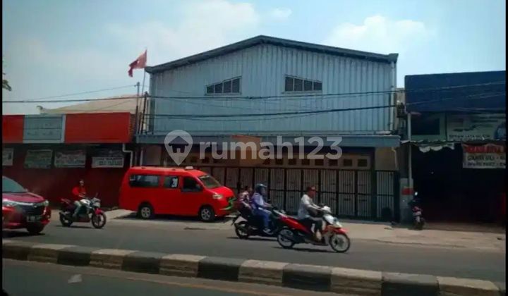 Al/sewa Murah Gudang Strategis Lb 300m2 Cocok Showroom & Gudangkecil Di Jalan Raya Bekasi 