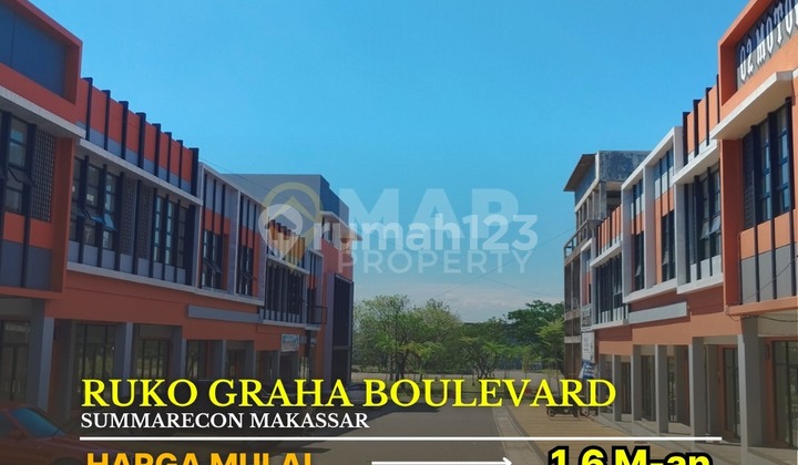 Ruko Cantik Makassar Unit Ready lokasi Strategis di Makassar