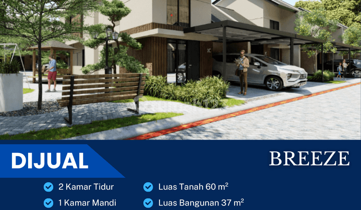 Rumah di Jual 1 Lantai Hanya 554 Jt An Dekat Bandara Tol 1