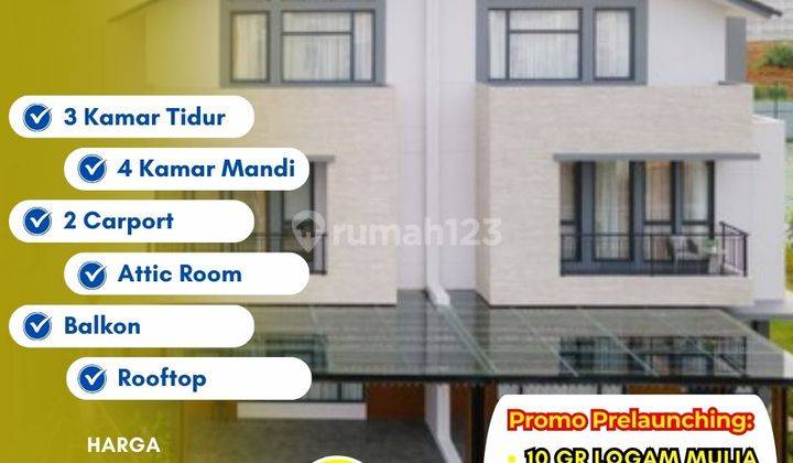 RUMAH 3 LANTAI ATTIC DI SUMMARECON MAKASSAR SIAP HUNI 1
