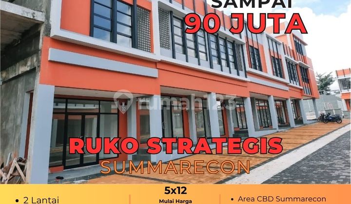 Ruko Unit Ready siap Pakai Lokasi Strategis Bisnis di Pusat Kota Mandiri