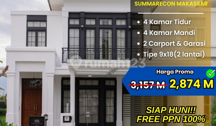 Rumah Summarecon Makassar Siap Huni Ada Promo dan Diskon Menarik
