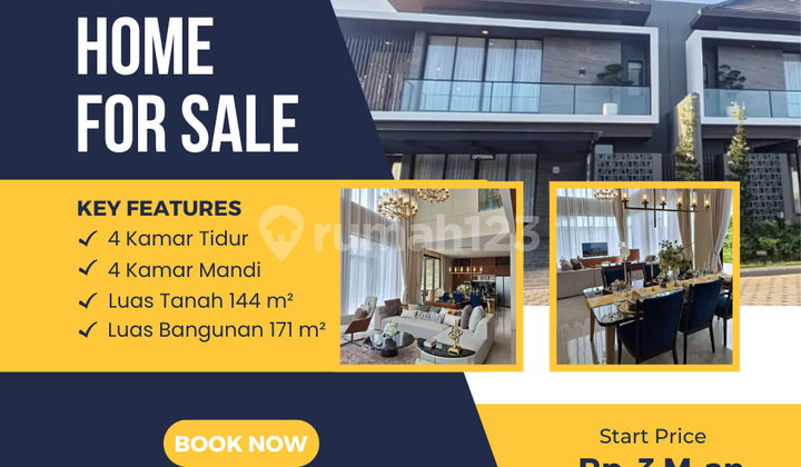 dijual Rumah Cantik Gaya Kontemporer Jepang di Summarecon dijual Rumah Cantik Gaya Kontemporer Jepang di Summarecon