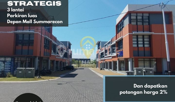 RUKO GRAHA BOULEVARD SIAP PAKAI DAN ADA PROMO POTONGAN 2%