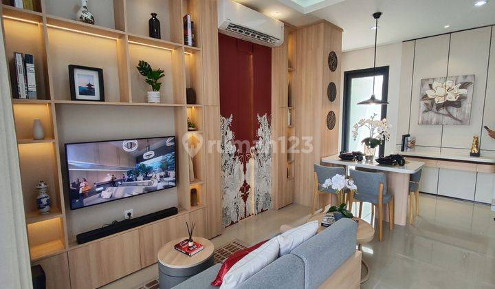 Rumah 2 lantai harga Rp 1.6M an , akses exit tol KM 25 dari Jakarta Serpong, design & bangunan yg Menarik 1