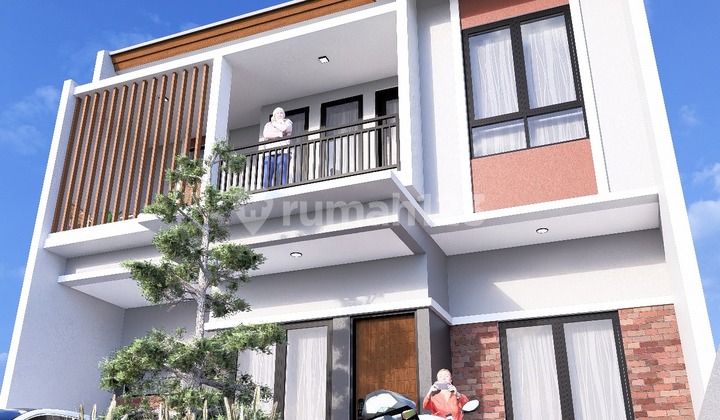 Rumah baru  Kencana Loka, kamar utama 2 ada kmr mandi dlm, Kt.4+1, Km.4+1, atap baja, dkt Stasiun,Terminal, akses tol,dkt bbrp Sekolah . 2