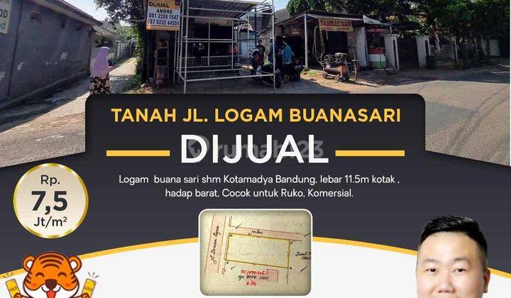 Kavling Lux Logam Buanasari Raya Mainroad 3