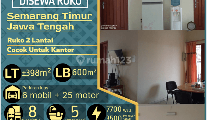 Ruko 2 Lantai di Semarang Timur, Semarang, Cocok Untuk Usaha  1