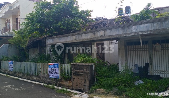 Rumah tua cempaka putih hitung tanah 