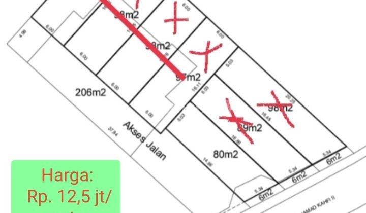 UNIT TERAKHIR - TANAH KAVLING STRATEGIS UNTUK RUKO/USAHA, POSISI HOOK (80 METER), DEPAN JALUR ANGKOT DEKAT PASAR/STASIUN LENTENG AGUNG  1