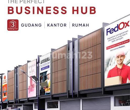 Kawasan Pergudangan Sebelah Bandara Soetta Full Bangunan