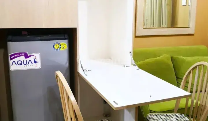 ruang makan dijual 2br apartemen woodland park