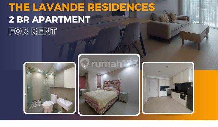 Disewakan 2BR The Lavande Residences Furnished Rapih Lantai Rendah 1