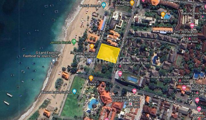 German Kuta Beach Front Premium Beachfront Land for sale 1