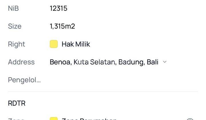 tampak depan dijual tanah di park view