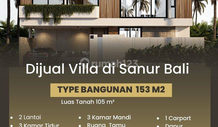 Alaya Villa Sekarsari Dijual Villa di Sanur dekat Pantai  1