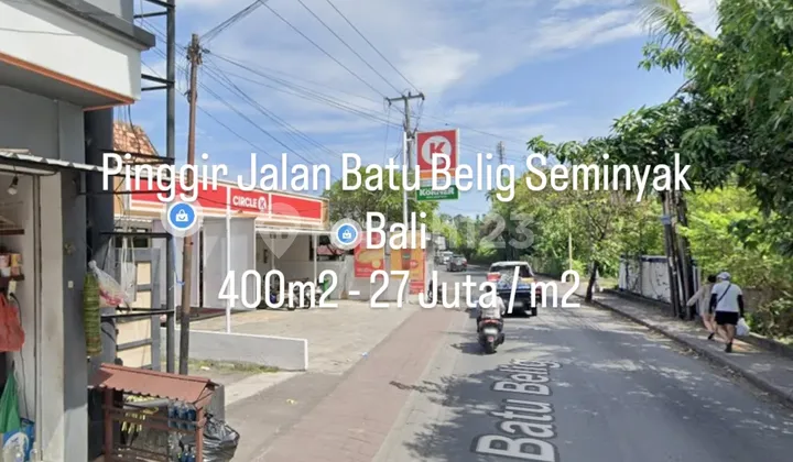 Tanah Premium Strategis di Batu Belig Seminyak