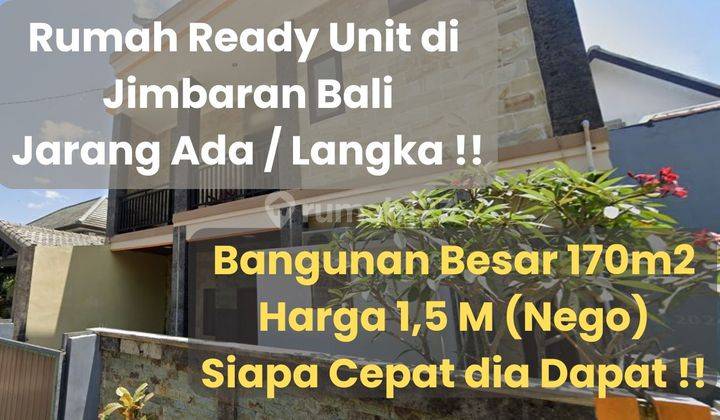 For Sale Ready Unit House in Jimbaran Bali Large Building 170 M2 1