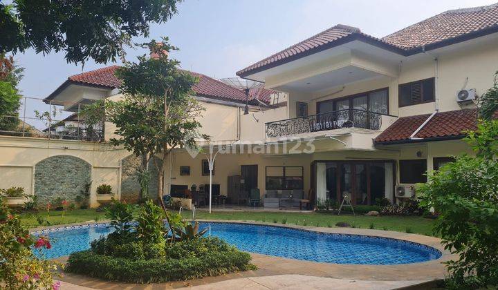 Turun Harga Murah Rumah Cantik di Kemang, Dekat Ampera Raya. Ada Mini Golf. Dalam Cluster. Big Back Yard. Langka Dekat Citos 1