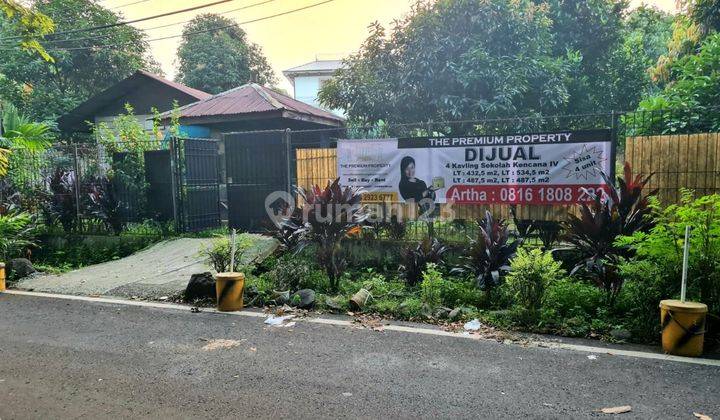 Tanah Termurah Di Sekolah Kencana Iv Pondok Indah. Luas 487m2. harga Dibawah Njop. Butuh Cepat